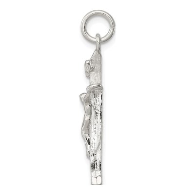 Sterling Silver INRI Crucifix Pendant – view 3
