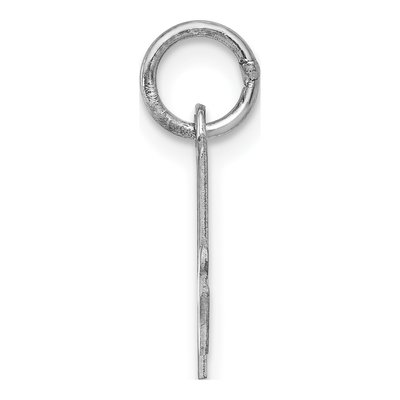 Sterling Silver Script Letter A Pendant – view 3