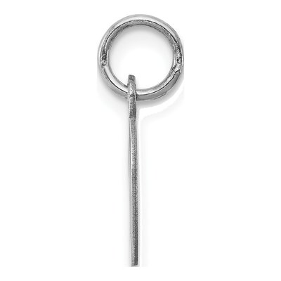 Sterling Silver Script Letter D Charm – view 3