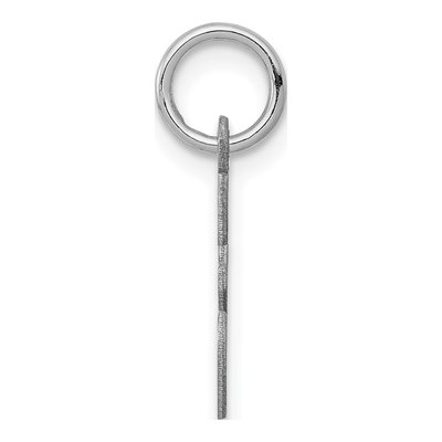 Sterling Silver Script Letter E Charm – view 3