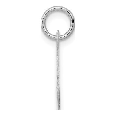Sterling Silver Script Letter F Charm – view 3