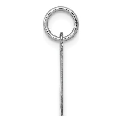 Sterling Silver Script Letter J Initial Charm – view 3