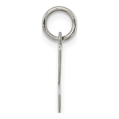 Sterling Silver Script Letter K Charm – view 3