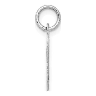 Sterling Silver Script Letter L Charm – view 3