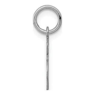 Sterling Silver Script Letter S Charm – view 3