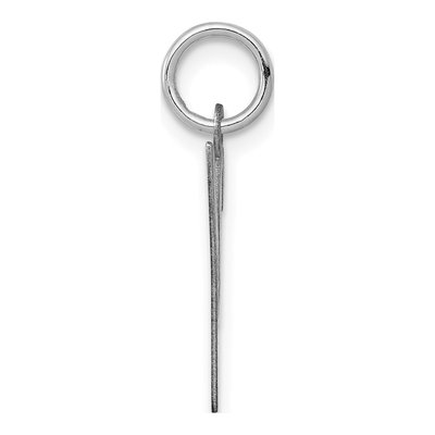 Sterling Silver Script Letter Y Charm – view 3