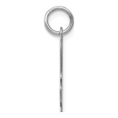 Sterling Silver Script Letter A Charm – view 3