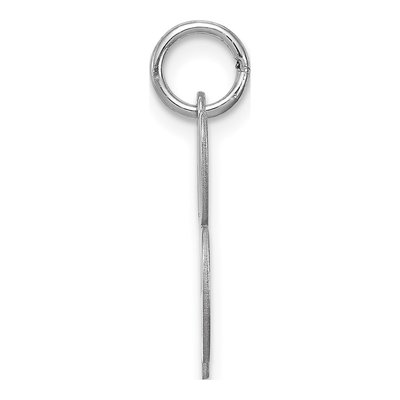 Sterling Silver Script Letter B Pendant – view 2