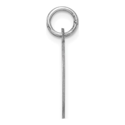 Sterling Silver Script Letter D Charm – view 3