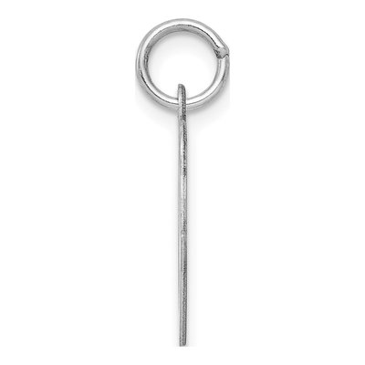 Sterling Silver Script Letter O Charm – view 3