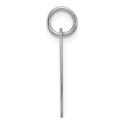Sterling Silver Script Letter P Pendant – view 3