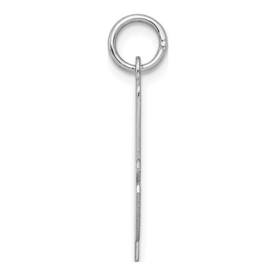 Sterling Silver Script Letter A Charm – view 2