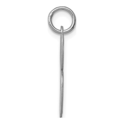 Sterling Silver Script Letter B Charm – view 2