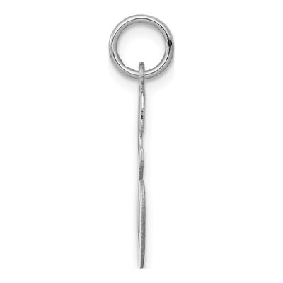 Sterling Silver Script Letter E Charm – view 3