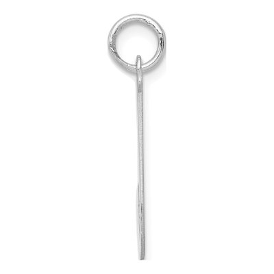 Sterling Silver Script Letter J Charm – view 3