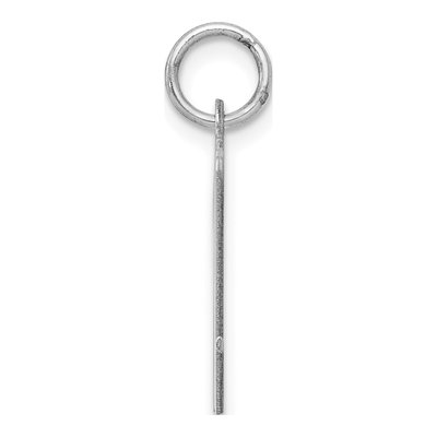 Sterling Silver Script Letter M Initial Charm – view 2