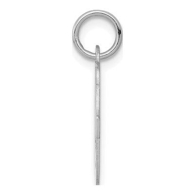 Sterling Silver Script Letter O Pendant – view 3