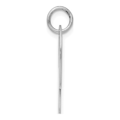 Sterling Silver Script Letter P Charm – view 2