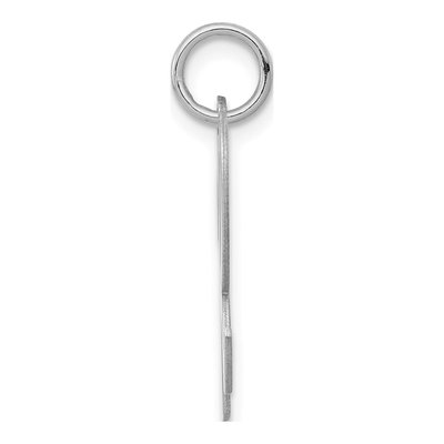 Sterling Silver Script Letter R Charm – view 3