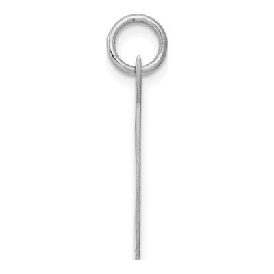 Sterling Silver Script Letter T Charm – view 2