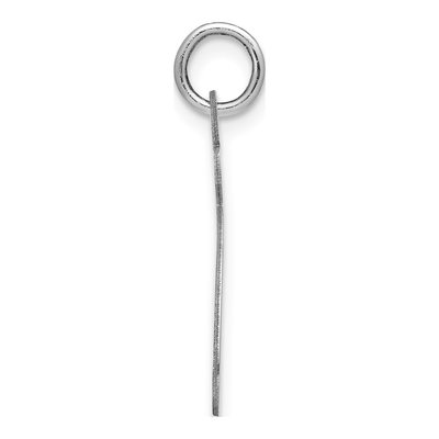 Sterling Silver Script Letter Z Initial Charm – view 2