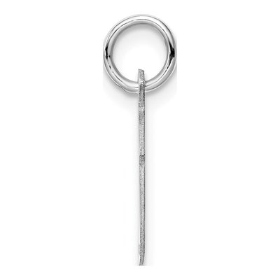 Sterling Silver Letter F Charm – view 3