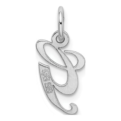 Sterling Silver Letter G Charm – view 4