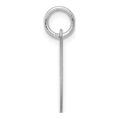 Sterling Silver Initial I Script Pendant – view 3