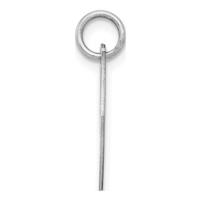 Sterling Silver Letter J Charm – view 3