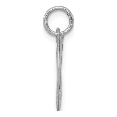 Sterling Silver Letter N Charm – view 2