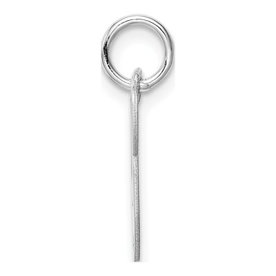 Sterling Silver Script Letter P Pendant – view 3