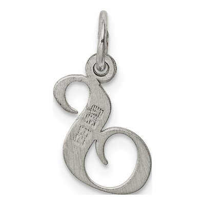 Sterling Silver Letter S Charm – view 5