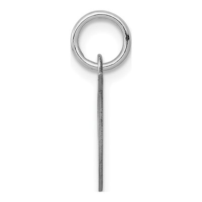 Sterling Silver Script Letter T Pendant – view 3
