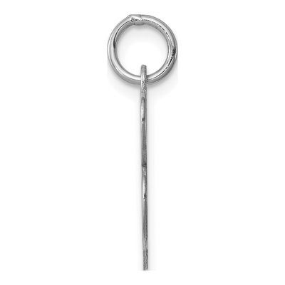 Sterling Silver Script Letter B Pendant – view 2