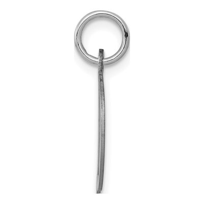 Sterling Silver Script Letter D Charm – view 3