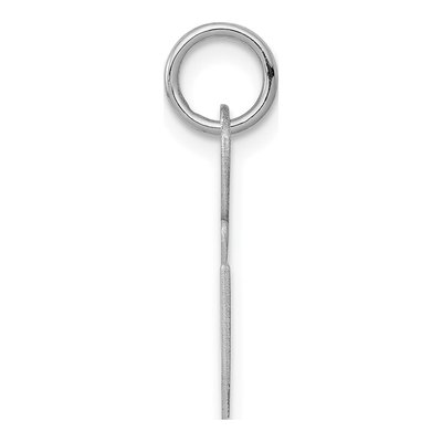 Sterling Silver Script Letter E Pendant – view 2