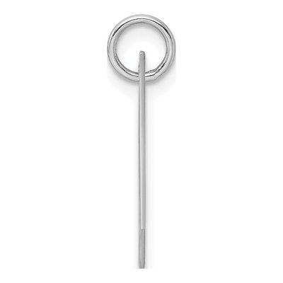 Sterling Silver Letter H Charm – view 3