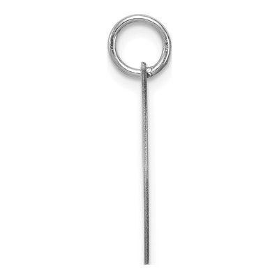 Sterling Silver Initial I Script Pendant – view 3
