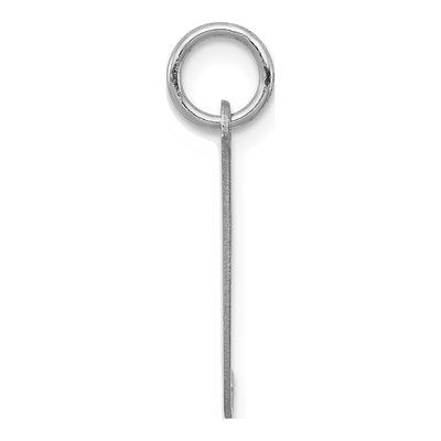 Sterling Silver Script Letter J Charm – view 3