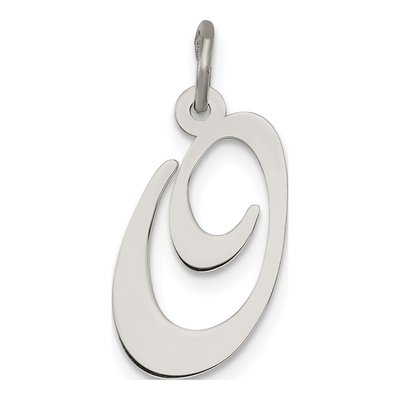 Sterling Silver Letter O Charm