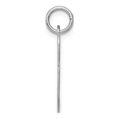 Sterling Silver Script Letter P Pendant – view 3