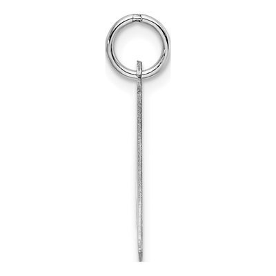 Sterling Silver Letter A Pendant – view 3