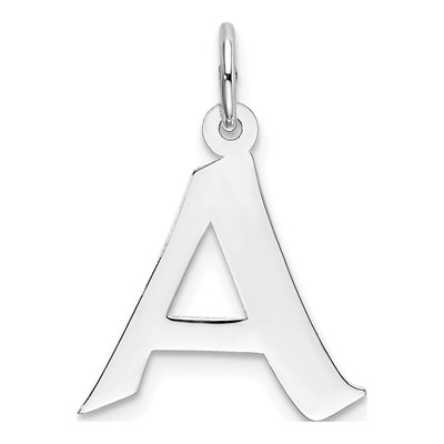 Sterling Silver Letter A Pendant