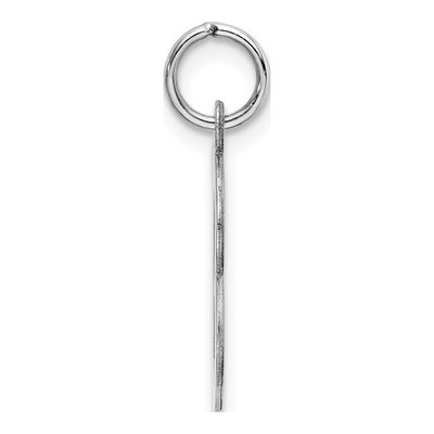 Sterling Silver Block Letter B Charm – view 3