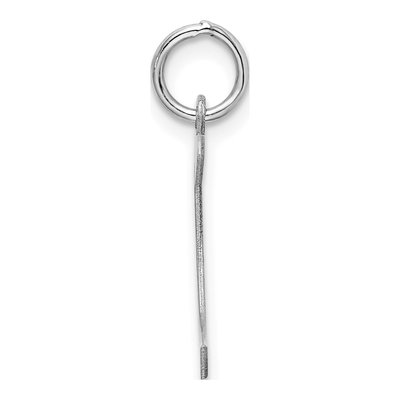Sterling Silver Block Letter C Charm – view 3