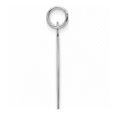 Sterling Silver Letter D Pendant – view 3