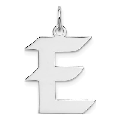 Sterling Silver Letter E Charm