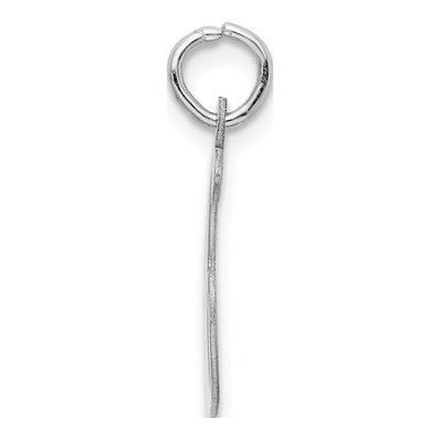 Sterling Silver Block Letter G Charm – view 3