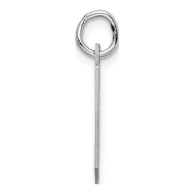 Sterling Silver Block Letter J Charm – view 4