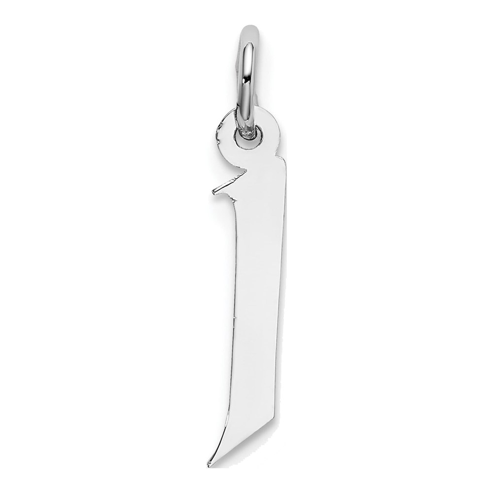 Sterling Silver Block Letter J Charm